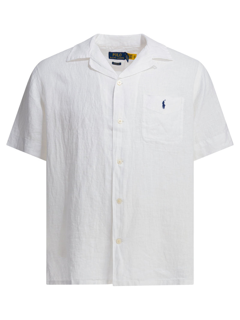 Polo Ralph Lauren Polo Ralph Lauren Linen Shirt White Men - World Class Fashion