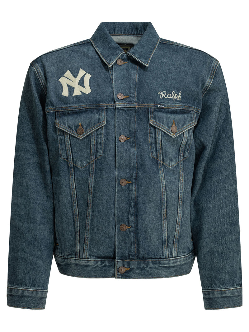 Polo Ralph Lauren Polo Ralph Lauren MLB Collection Denim Jacket Blue - World Class Fashion