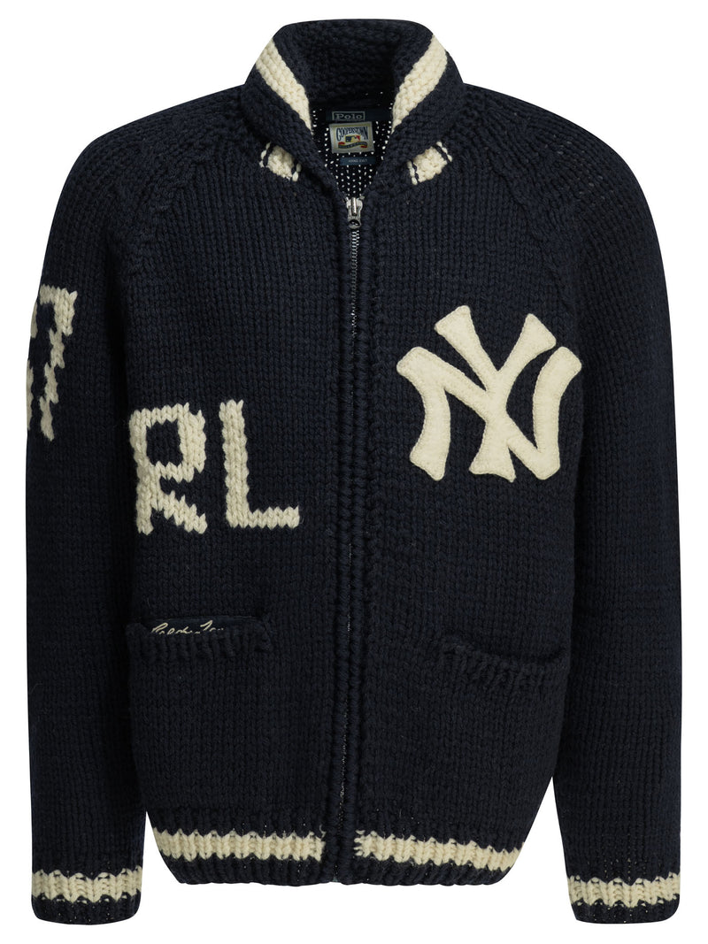 Polo Ralph Lauren Cárdigan Polo Ralph Lauren X New York Yankees Azul Marino - World Class Fashion