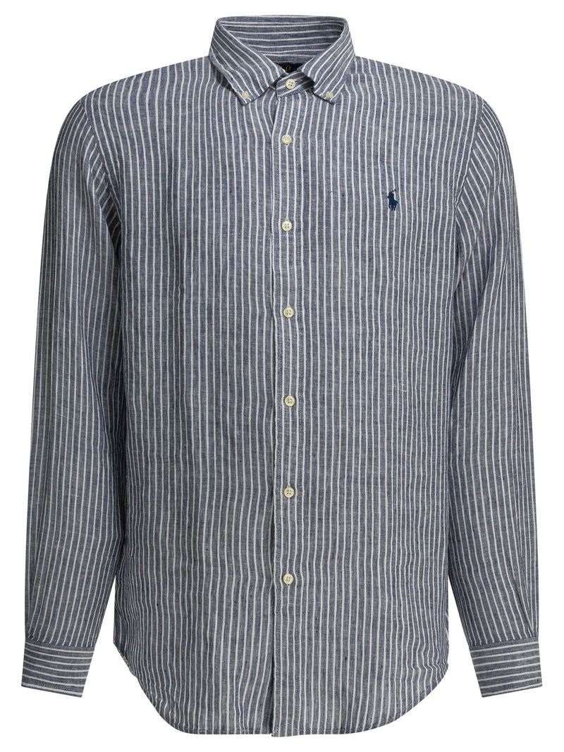 Polo Ralph Lauren Polo Ralph Lauren New Classic Navy Shirt Blue - World Class Fashion