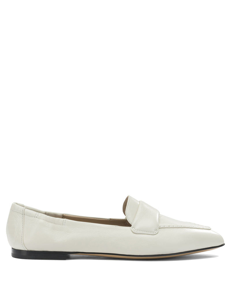 Pomme D'or Pomme D'or Grace Glove White Leather Loafers Women - World Class Fashion