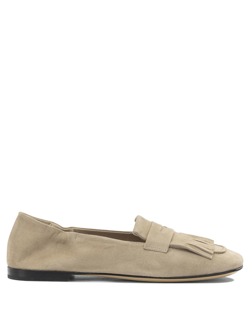 Pomme D'or Pomme D'Or Women's Beige Leather Loafers - World Class Fashion