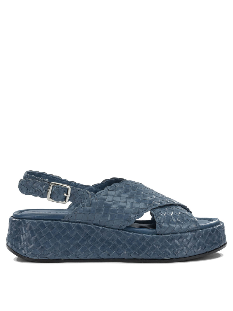 Pons Quintana Pons Quintana Leather Sandals Blue Women - World Class Fashion