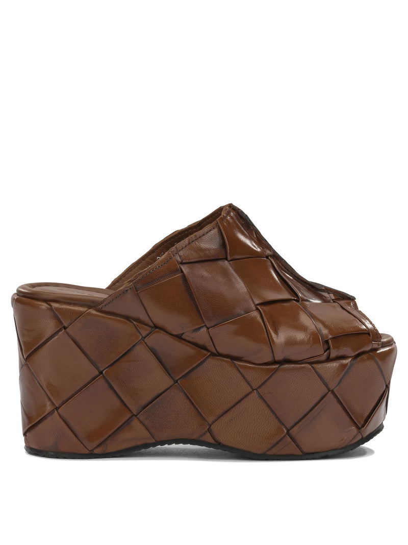 Pons Quintana Pons Quintana Leather Sandals Brown Women - World Class Fashion
