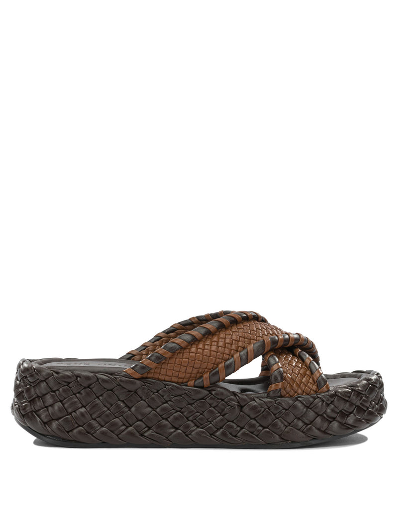Pons Quintana Pons Quintana Leather Sandals Brown Women - World Class Fashion