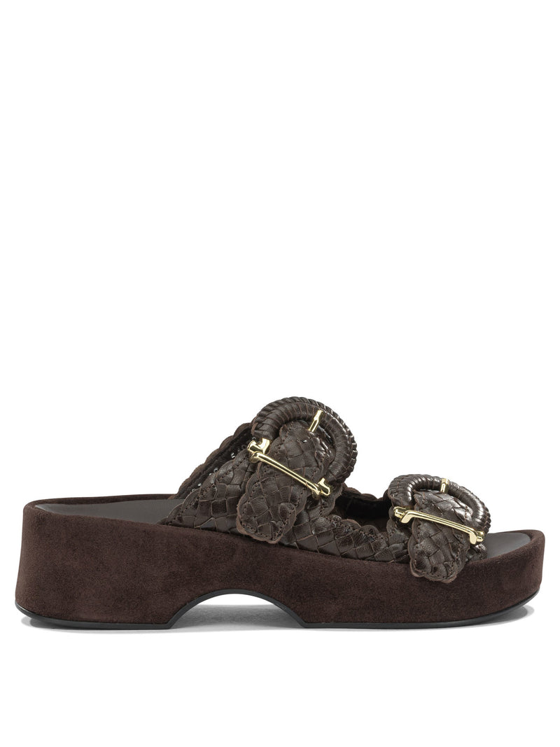 Pons Quintana Pons Quintana Leather Sandals Brown Women - World Class Fashion