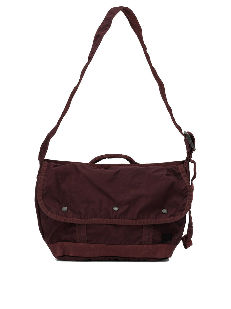 Porter-yoshida & Co Porter-yoshida & Co Crag Messenger Large Shoulder Bag Bordeaux - World Class Fashion