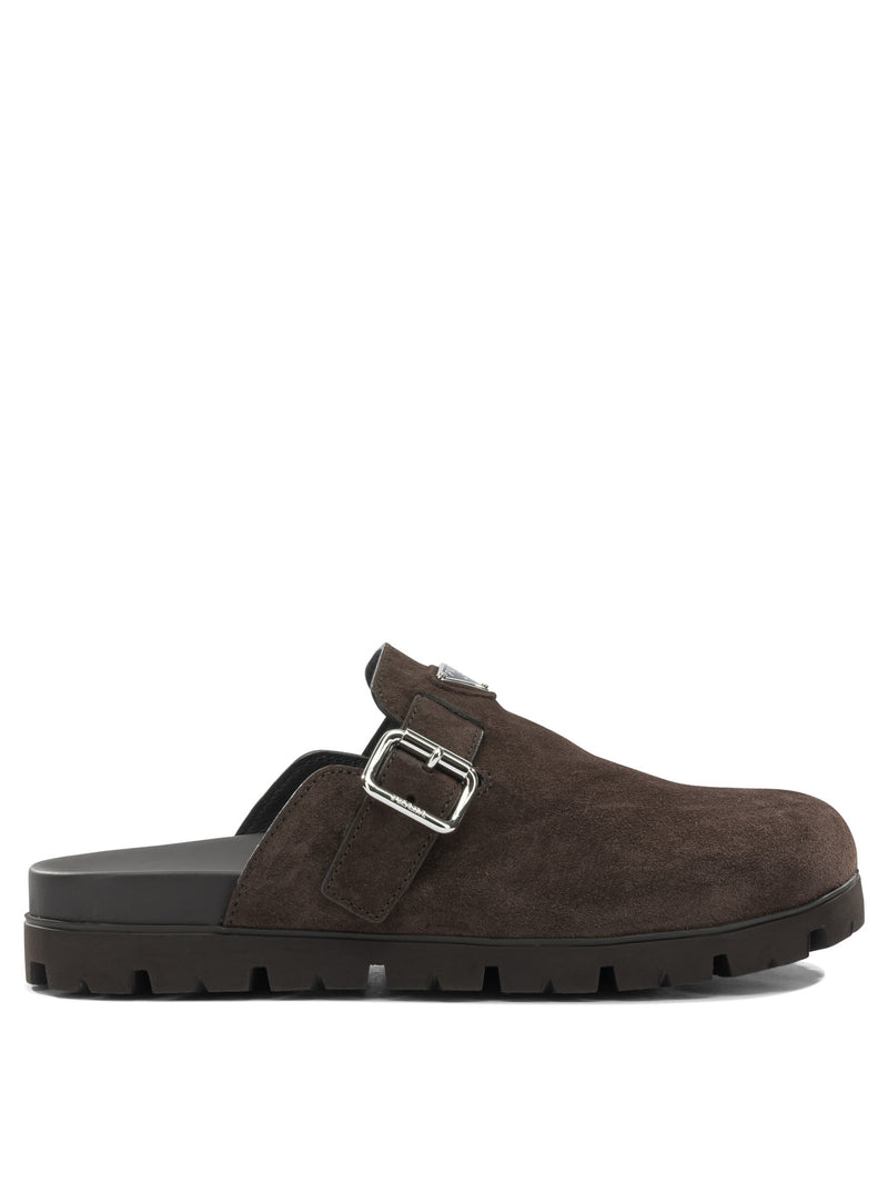 Prada Mocasines Prada de cuero marrón para hombre - World Class Fashion