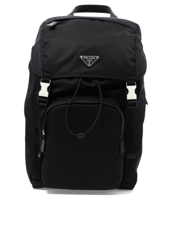 Prada Re-nylon And Saffiano Backpack