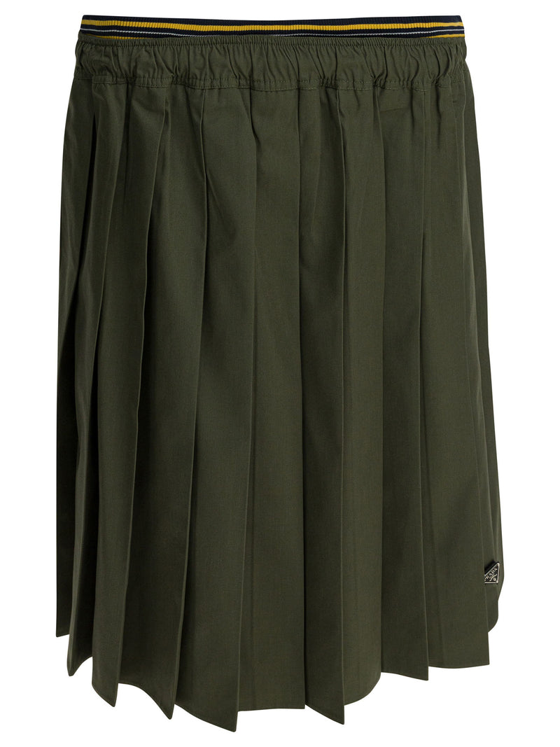 Prada Falda plisada Prada Re-Nylon verde para mujer - World Class Fashion