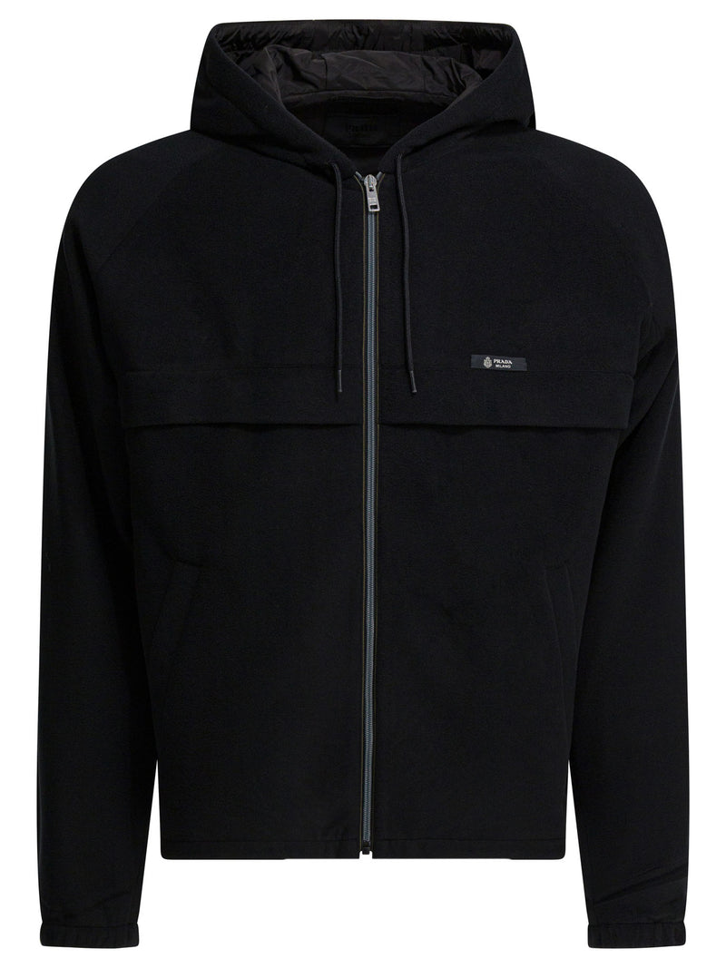 Prada Prada Technical Fabric Jacket Black Men - World Class Fashion