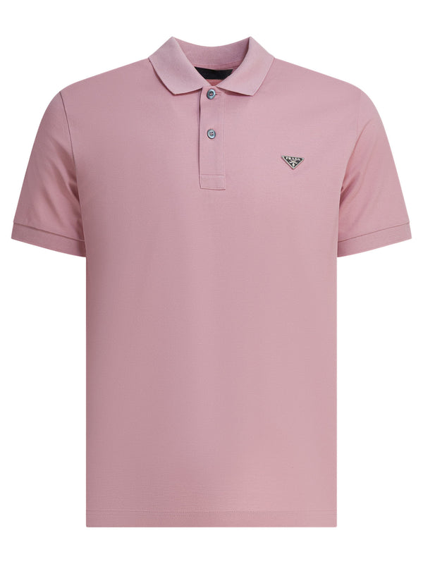 Prada Cotton Button-down Polo Shirt
