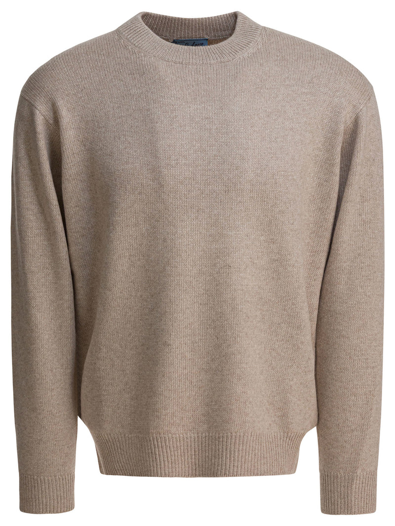 Prada Jersey de cuello redondo Prada Re-cashmere beige - World Class Fashion