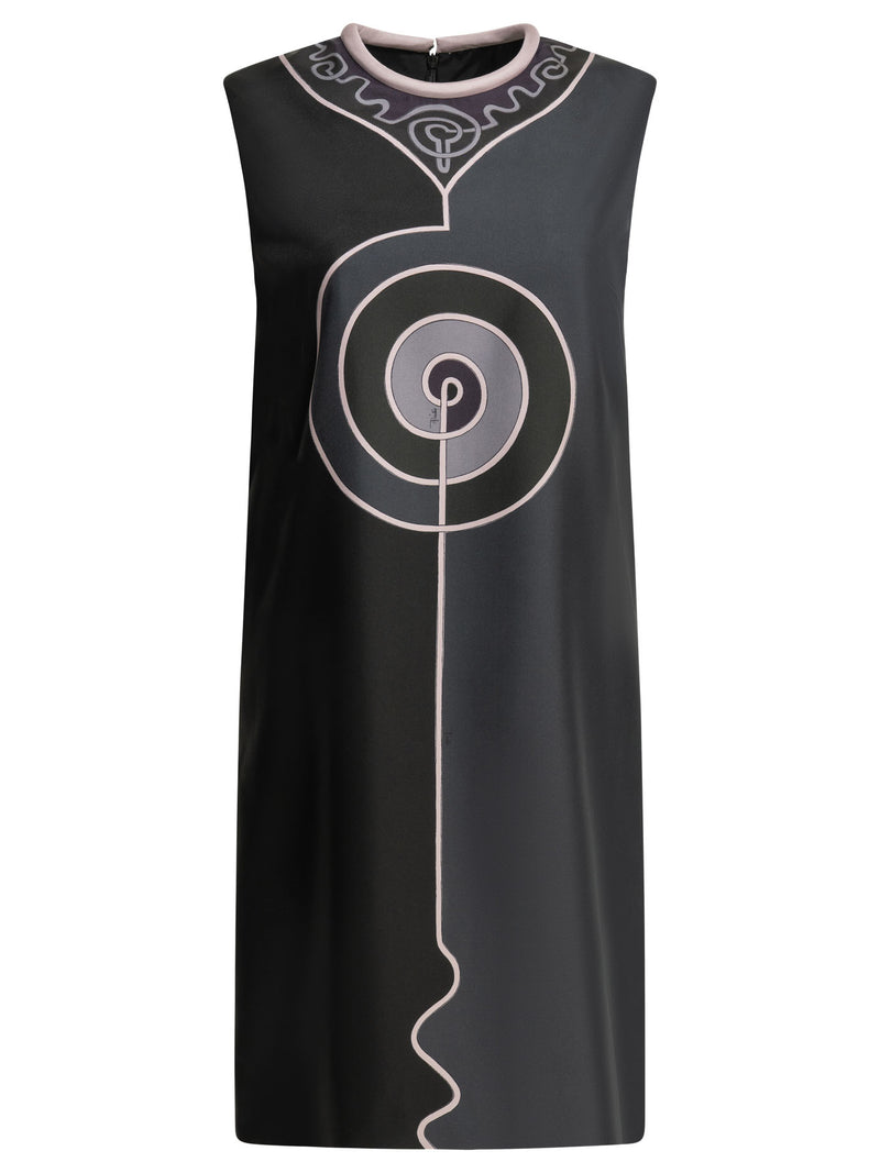 Pucci Vestido Corto Pucci Astro Negro Mujer - World Class Fashion
