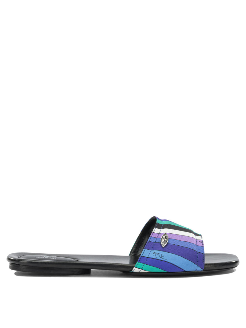 Pucci Pucci Yummy Slide Blue Women Sandals - World Class Fashion