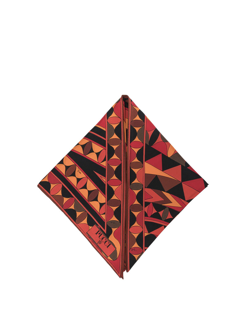 Pucci Pucci Manuba Triangle Scarf Orange - World Class Fashion
