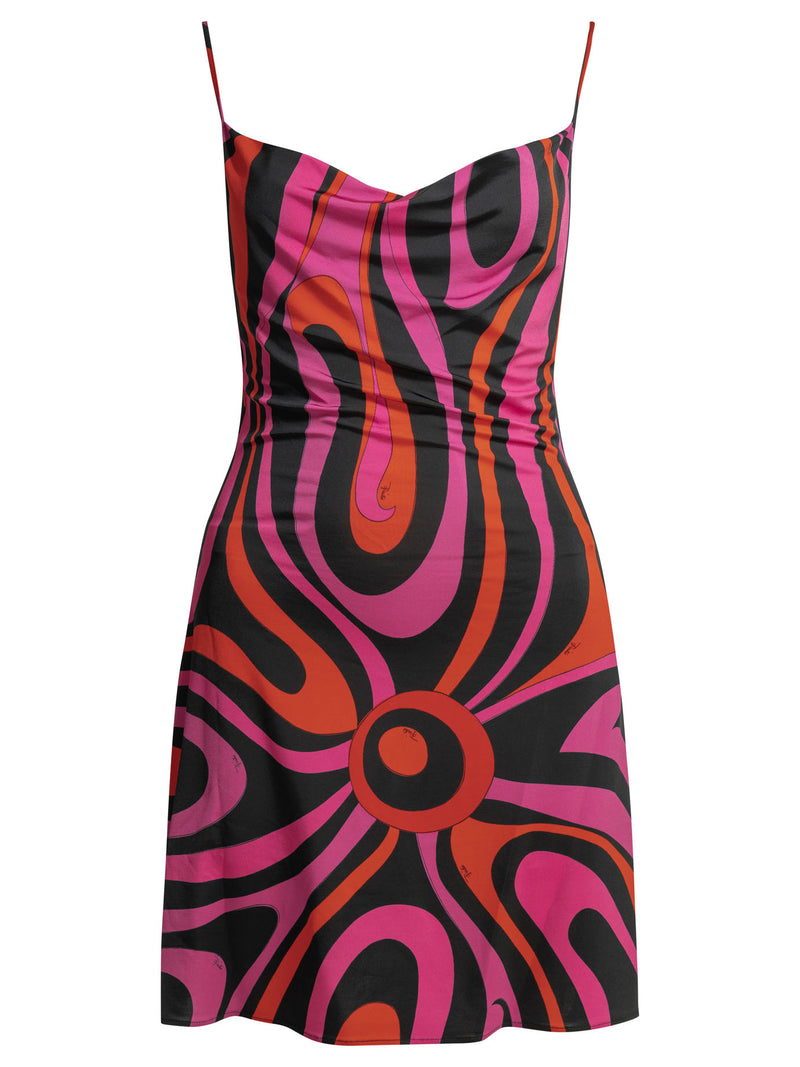 Pucci Pucci Marmo Short Dress Fuchsia - World Class Fashion