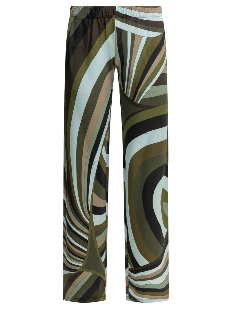 Pucci Pantalones casual Pucci Iride verdes para mujer - World Class Fashion