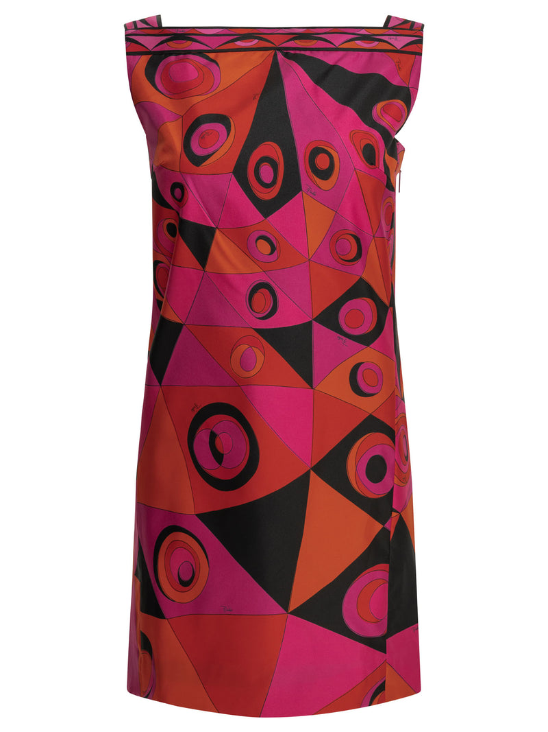 Pucci Minivestido Pucci Occhi Fucsia - World Class Fashion