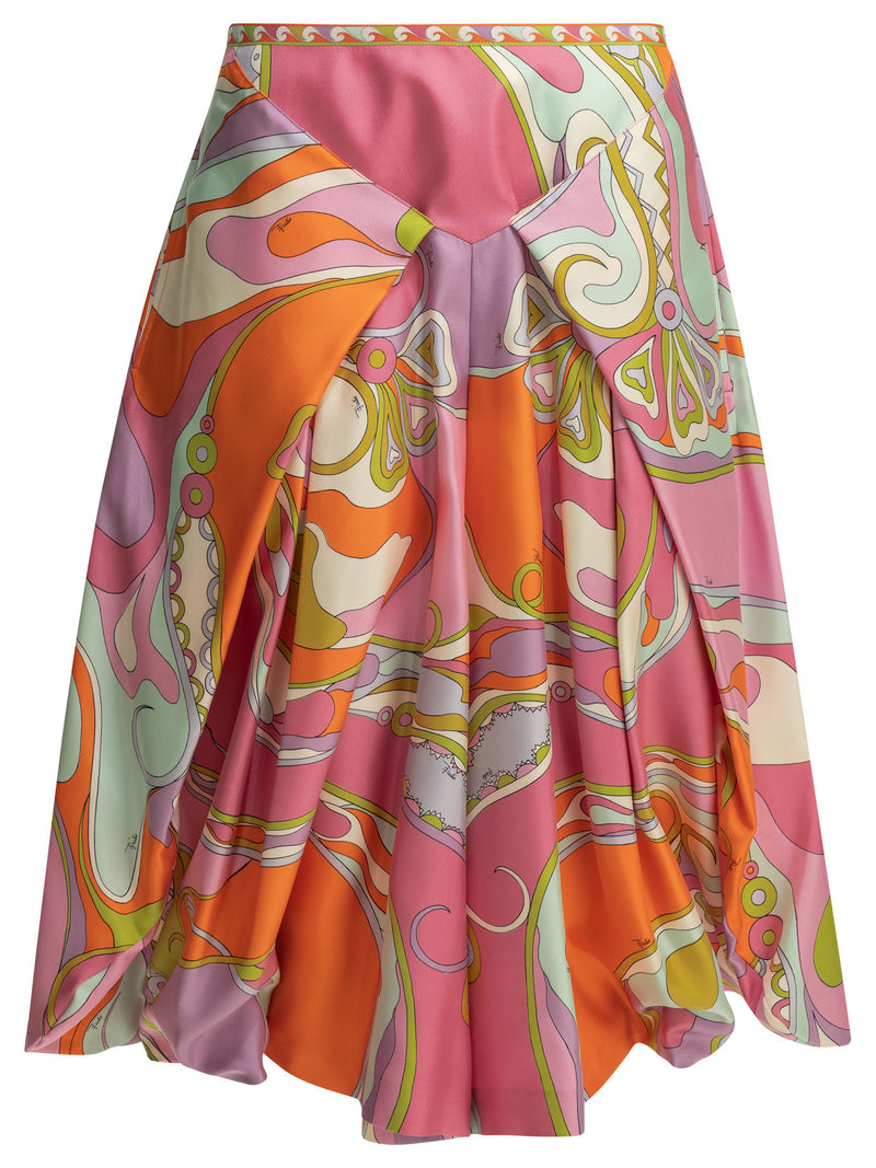 Pucci Pucci Orchidee Casual Pants Multicolor - World Class Fashion