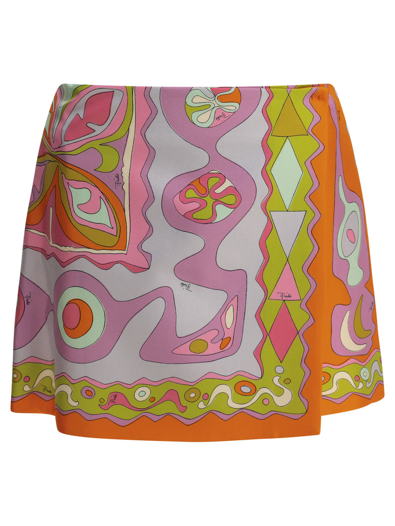 Pucci Pucci Angoli Wrap Skirt - World Class Fashion