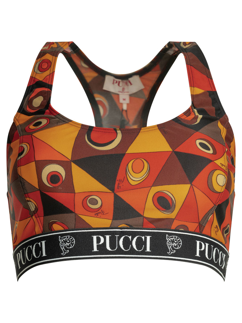 Pucci Pucci Occhi Top Bra Orange Women - World Class Fashion