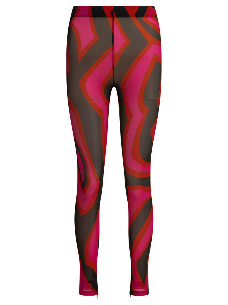 Pucci Pucci Marmo Legging Red Women - World Class Fashion