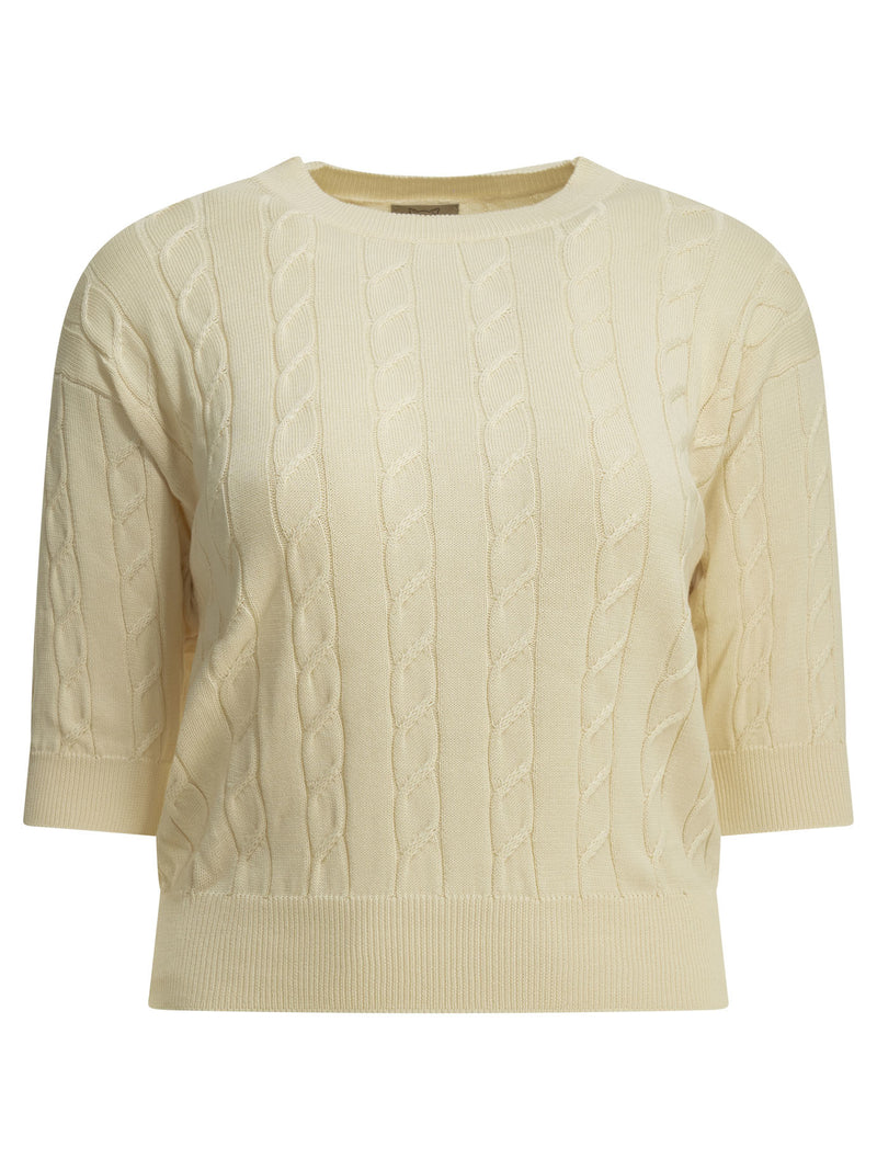 Rakkì Rakkì 'Almeria' Crew-neck Sweater White - World Class Fashion