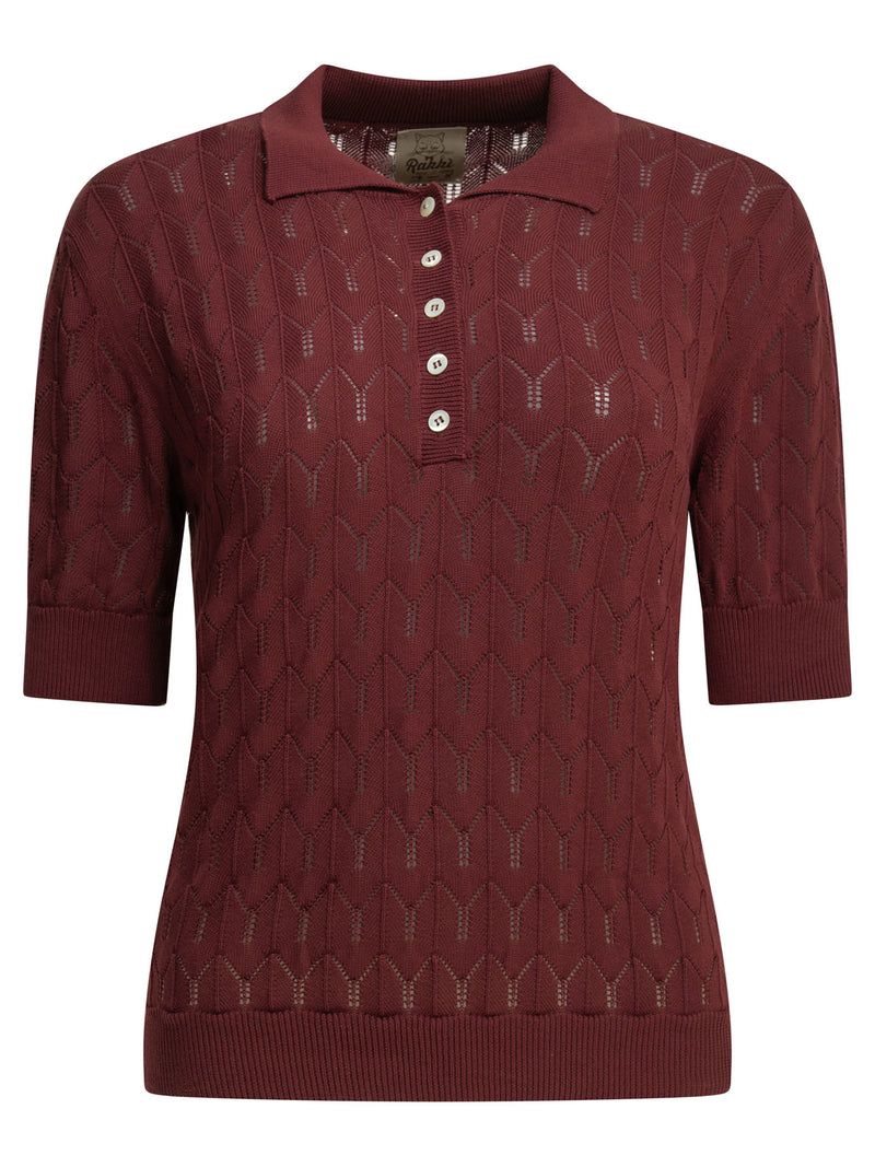 Rakkì Rakkì California Polo Shirt Bordeaux Women - World Class Fashion