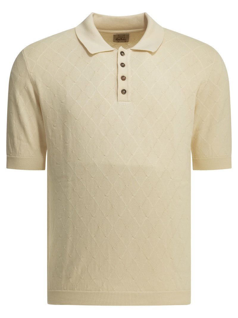 Rakkì Rakkì Preppy Button-down Polo Shirt Beige Men - World Class Fashion