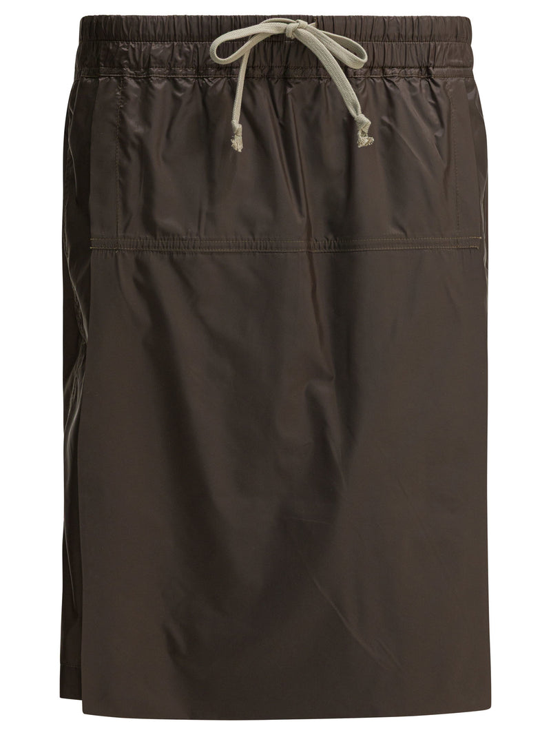 Rick Owens Rick Owens Kiltshorts X Moncler Marrón Mujer - World Class Fashion