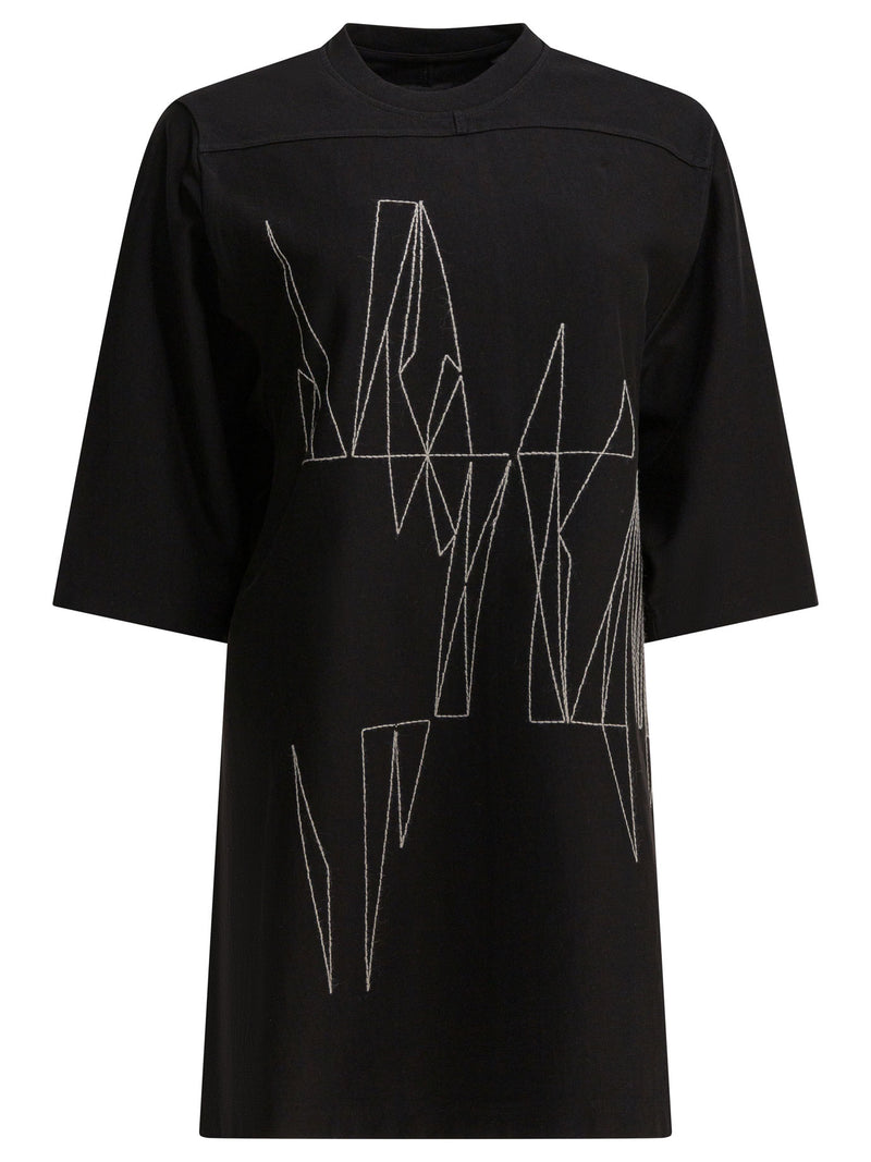 Rick Owens Rick Owens Jumbo X Moncler T-Shirt Black - World Class Fashion