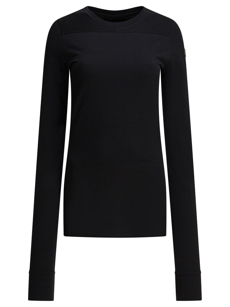 Rick Owens Rick Owens Cotton Jersey T-Shirt Black - World Class Fashion