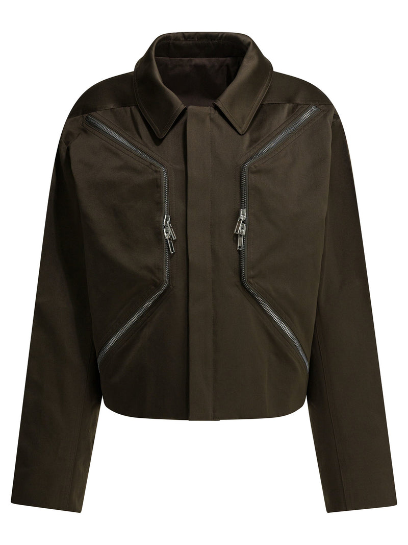 Rick Owens Chaqueta Rick Owens para mujer, color marrón - World Class Fashion