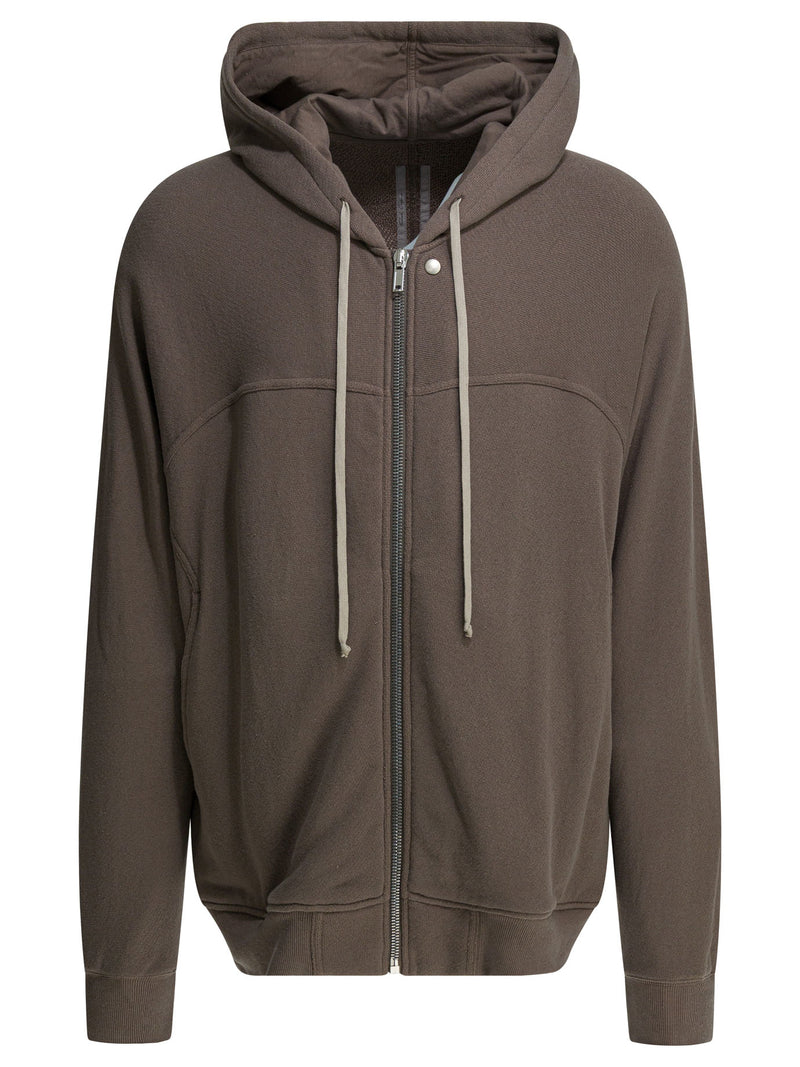 Rick Owens Sudadera de algodón Rick Owens, marrón, para hombre - World Class Fashion
