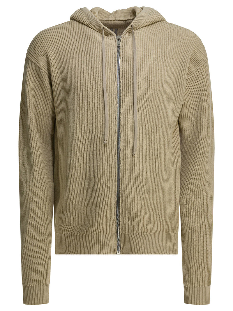 Rick Owens Rick Owens Punto de Lana Virgen Beige Hombre - World Class Fashion
