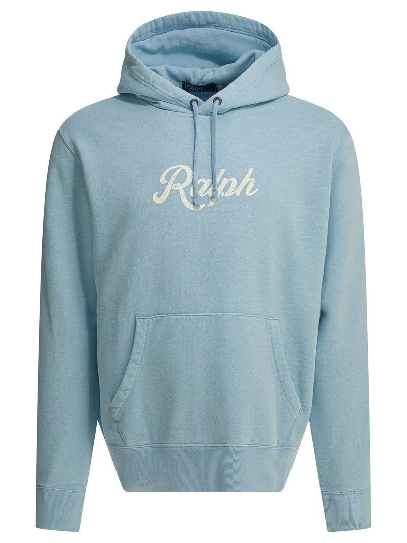 Rrl By Ralph Lauren Rrl By Ralph Lauren Light Blue Men Hoodie - World Class Fashion