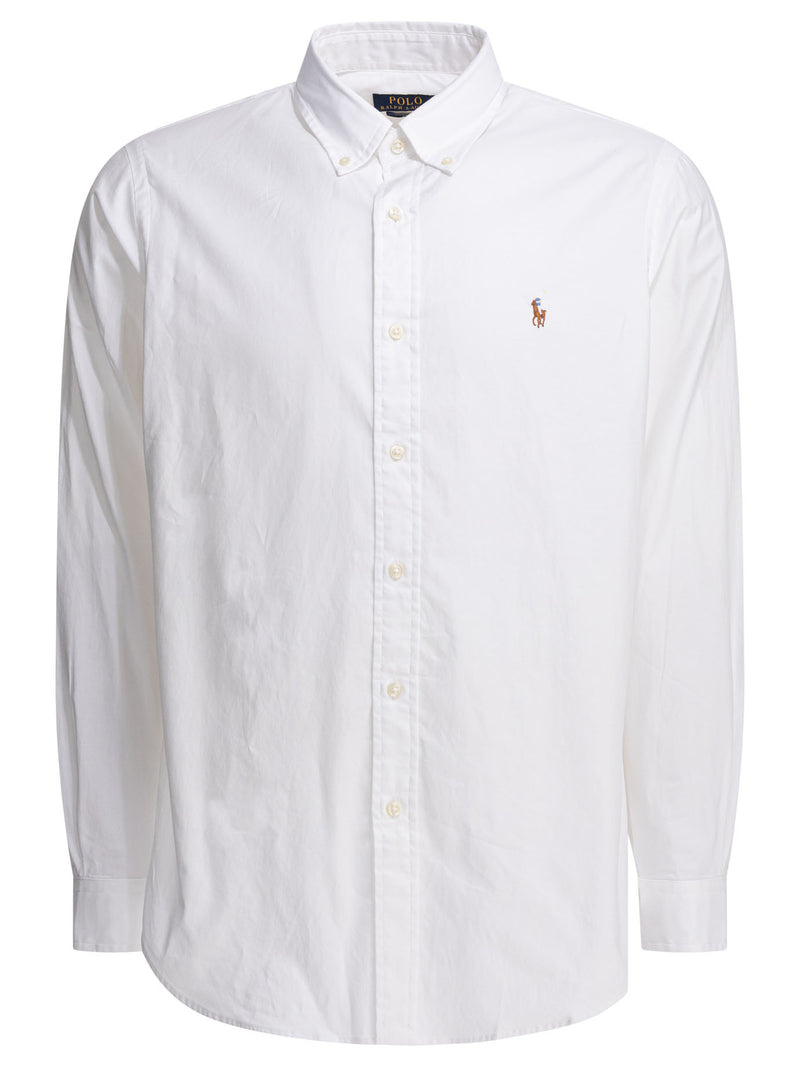 Polo Ralph Lauren Polo Ralph Lauren Oxford Custom-fit Shirt White Men - World Class Fashion