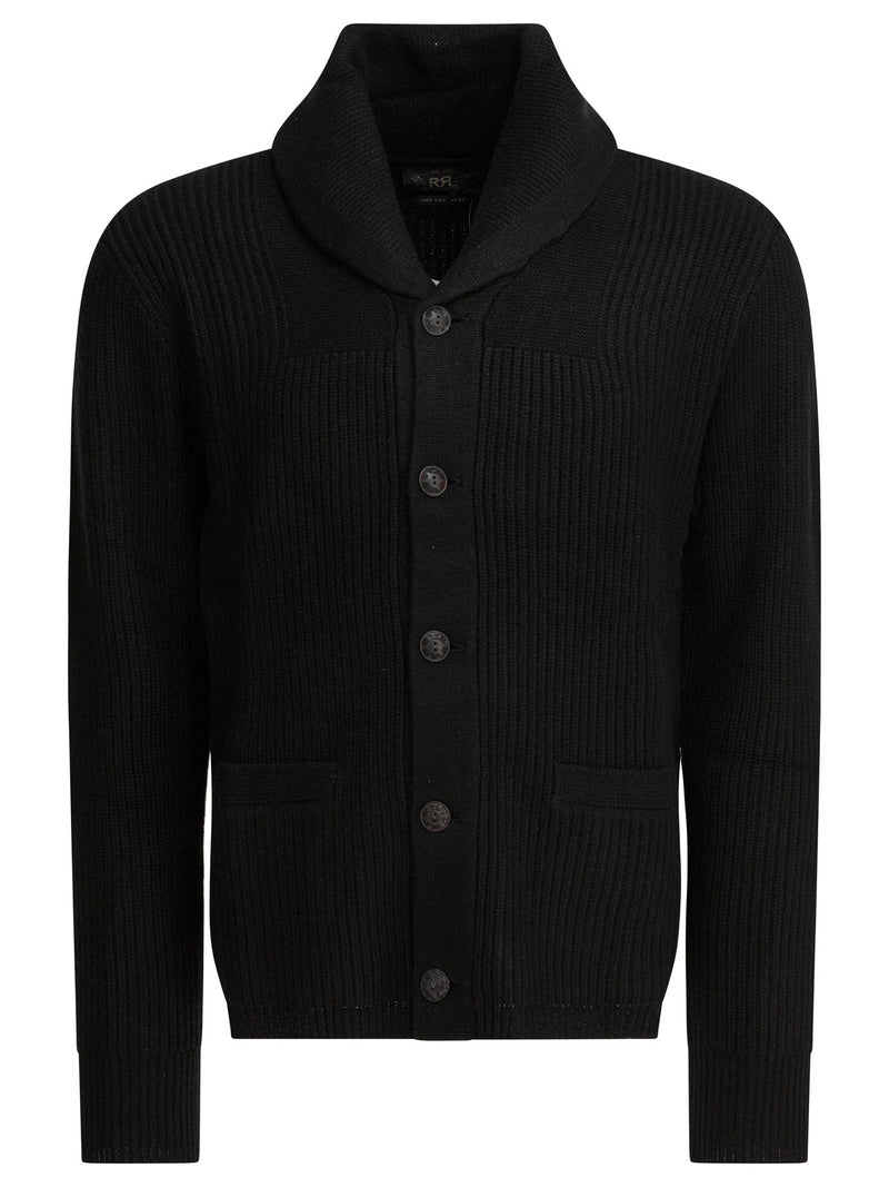 Rrl By Ralph Lauren Rrl By Ralph Lauren Cashmere Cardigan Black Men - World Class Fashion