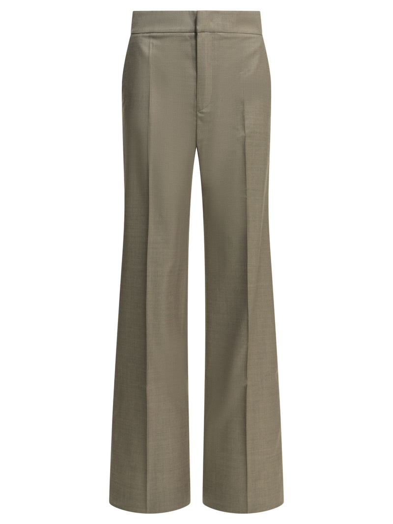 Sa Su Phi Sa Su Phi Pantalón Forrado Lana Seda Marrón Mujer - World Class Fashion