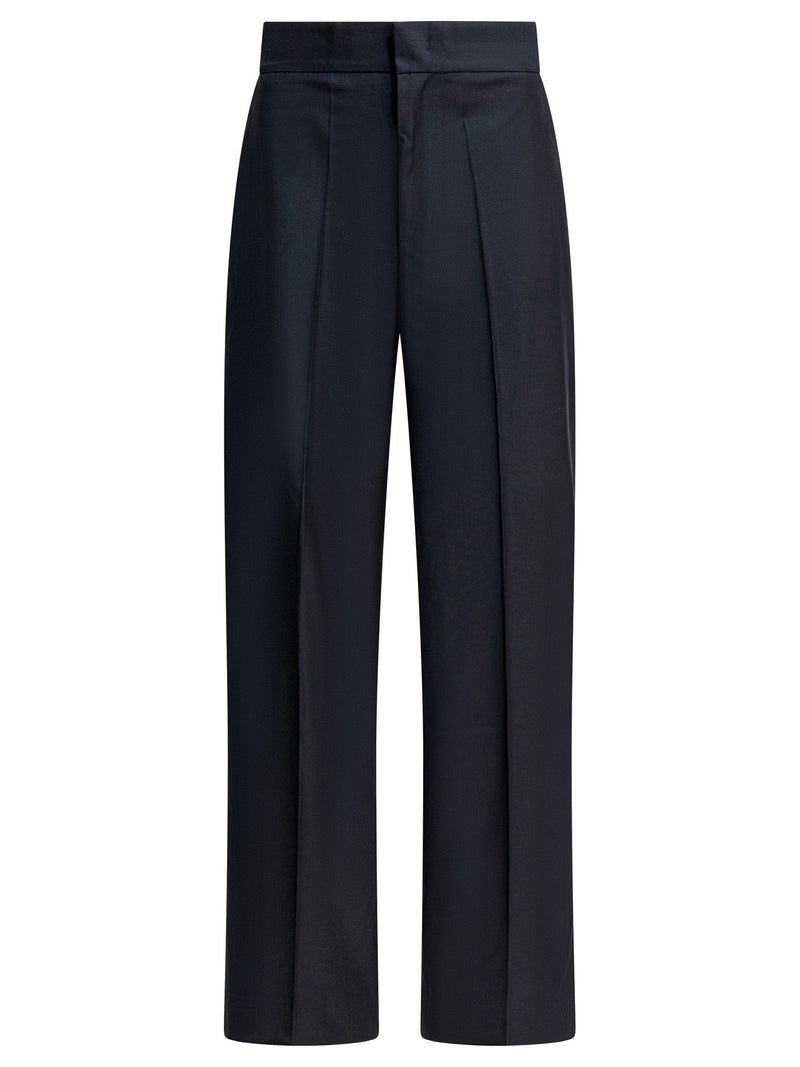 Sa Su Phi Sa Su Phi Wool Trousers Blue Women - World Class Fashion