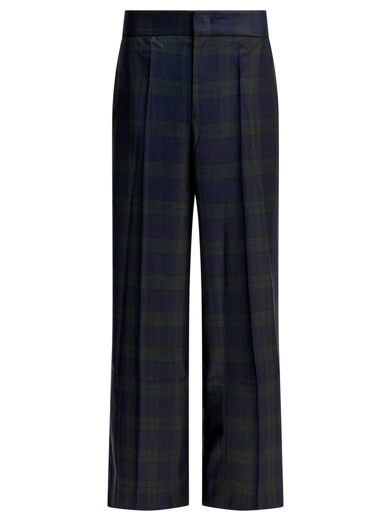 Sa Su Phi Sa Su Phi Wool Trousers Blue Women - World Class Fashion