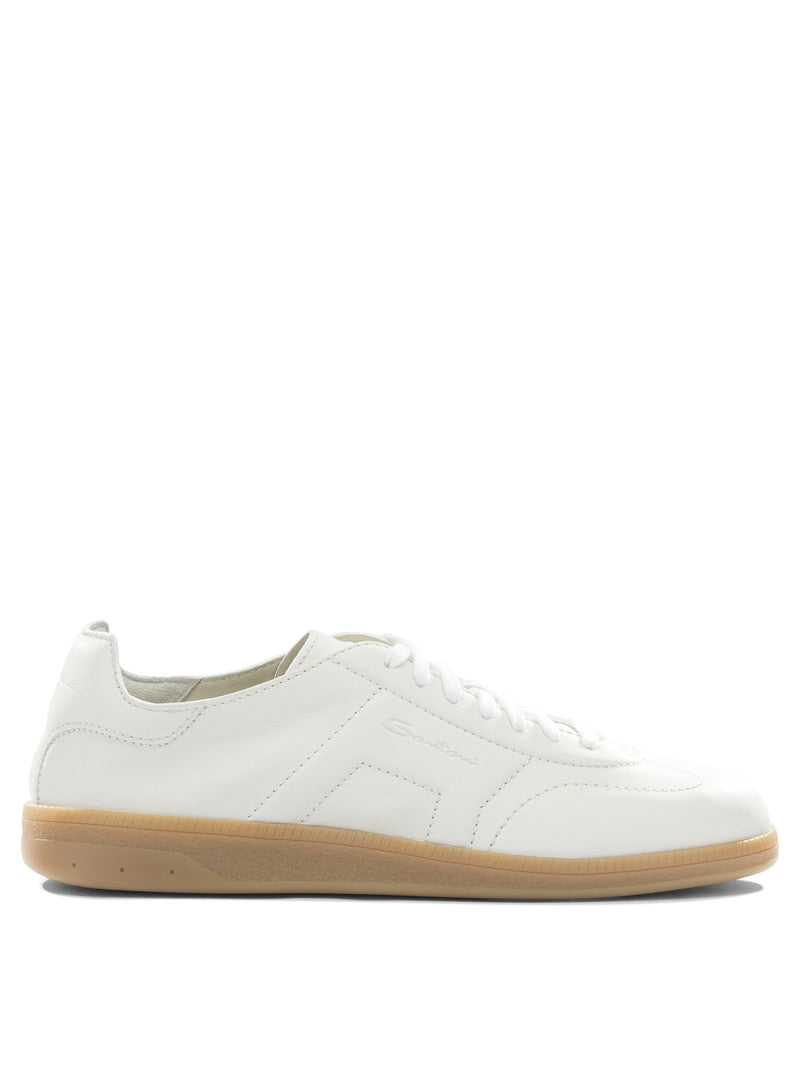 Santoni Zapatillas Santoni Oly Blancas para Hombre - World Class Fashion