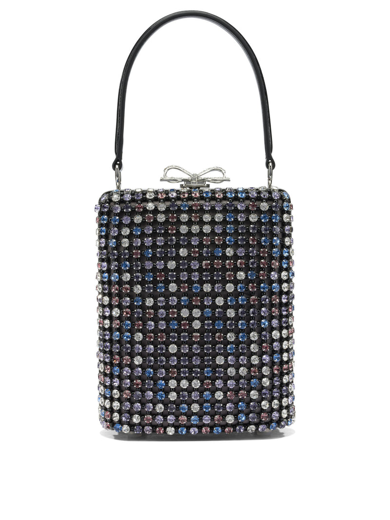 Self-Portrait Bolso de Mano Self-Portrait Mini Multi Cristal Negro - World Class Fashion