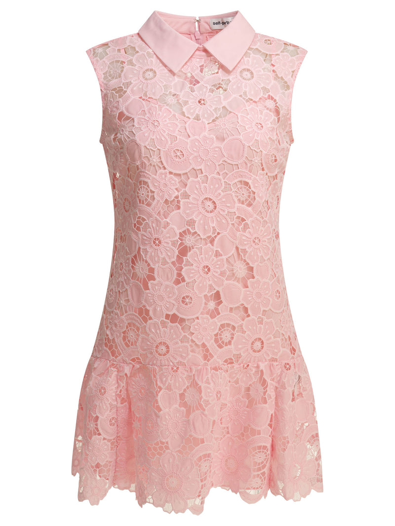 Self-portrait Minivestido evasé Self-Portrait rosa para mujer - World Class Fashion