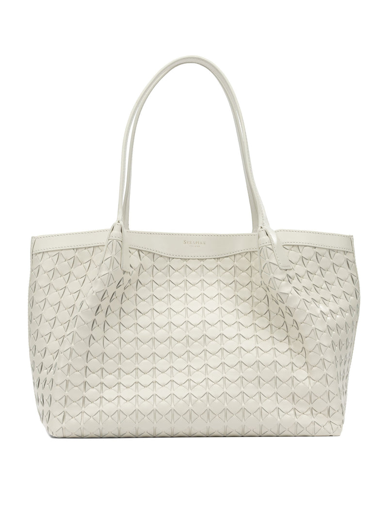 Serapian Serapian Secret Small Shoulder Bag White - World Class Fashion