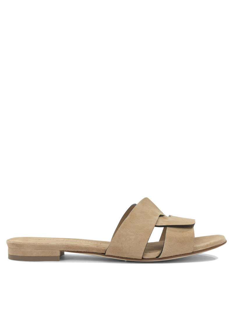 Sergio Levantesi Sergio Levantesi Aria Slides Beige Women - World Class Fashion