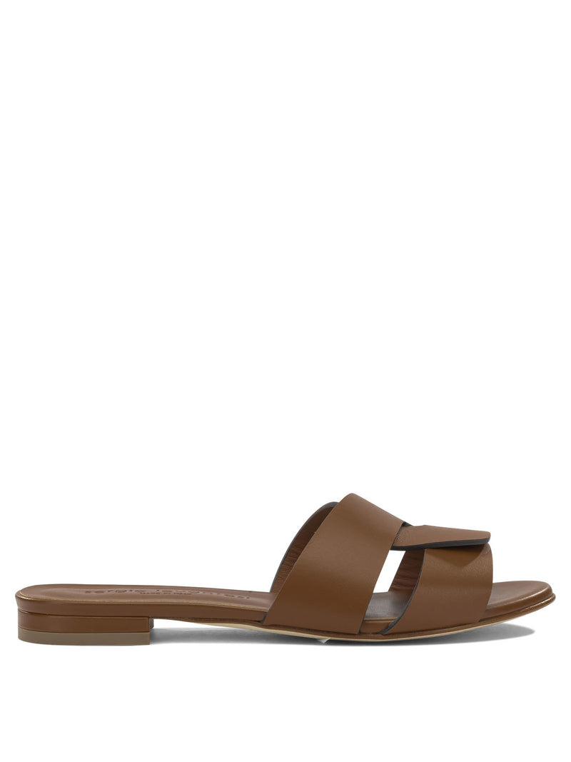 Sergio Levantesi Sergio Levantesi Aria Slides Brown Women - World Class Fashion
