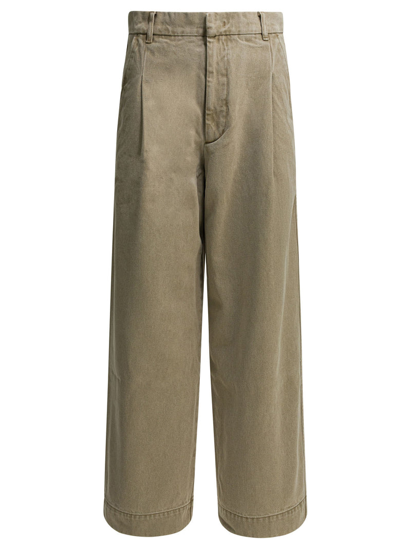 Soeur Soeur Devy Wide Leg Jeans Beige Women - World Class Fashion