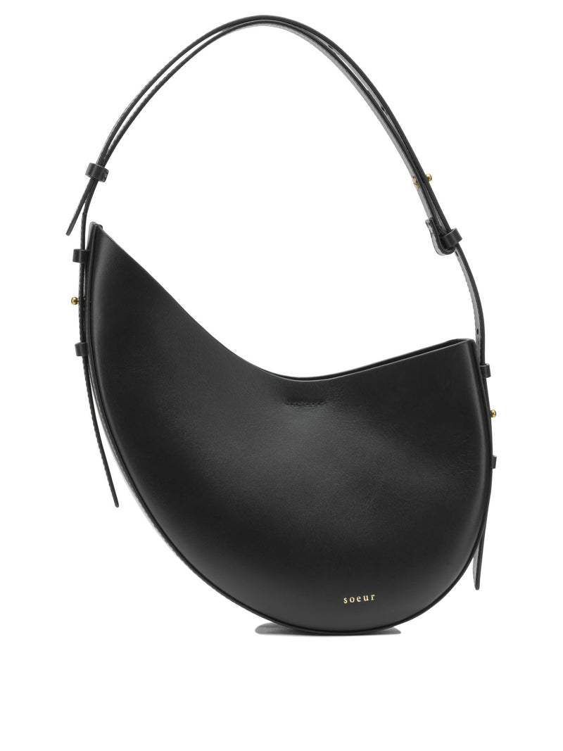 Soeur Bolso de Hombro Soeur de Piel Negro para Mujer - World Class Fashion